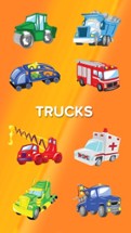 Trucks Cars Diggers Trains and Shadows Puzzles for Kids Lite Image