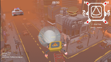 Pizza Delivery Flying Bot Image