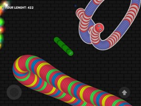 Agar Snake worm -  Rolling Battle class game Image