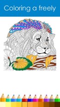 Animal Colorful - Coloring Book for Adults Image