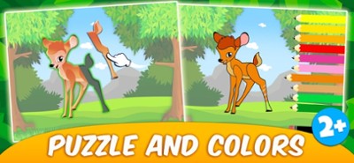 Forest:Toddlers Coloring Games Image