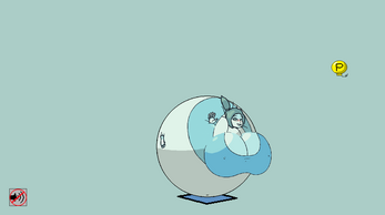 Wii Fit Trainer Inflation Mini-game Image