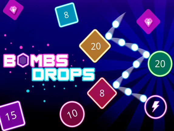 Bombs Drops - Physics balls Game Cover