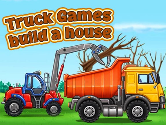 Truck games - build a house Game Cover