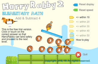 HarryRabby Elementary Math - Adding and Subtracting Four Numbers Image