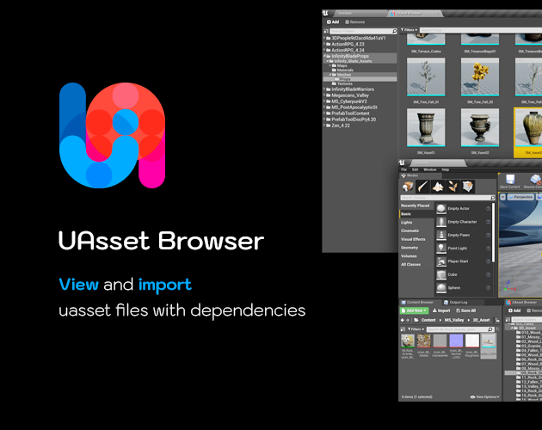 UAsset Browser for Unreal Engine Game Cover