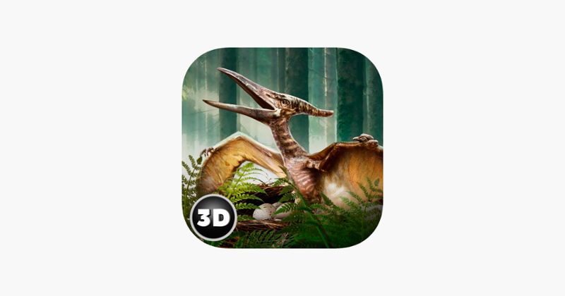 Flying Pterodactyl Dino Wildlife 3D Game Cover