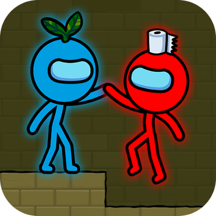 Red and Blue Stickman : Animat Game Cover