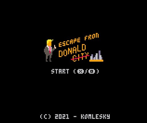 ESCAPE FROM DONALD CITY Game Cover