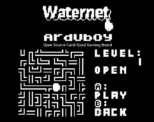 Waternet arduboy version Game Cover