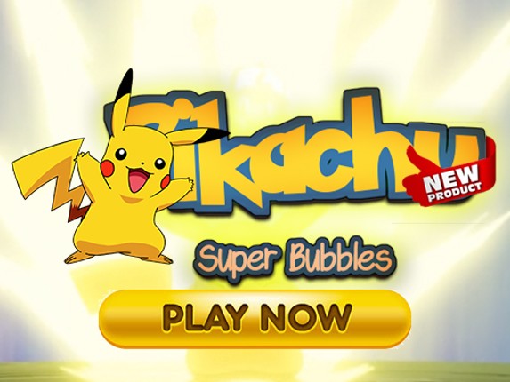Super Pikachu Bubbles Game Cover