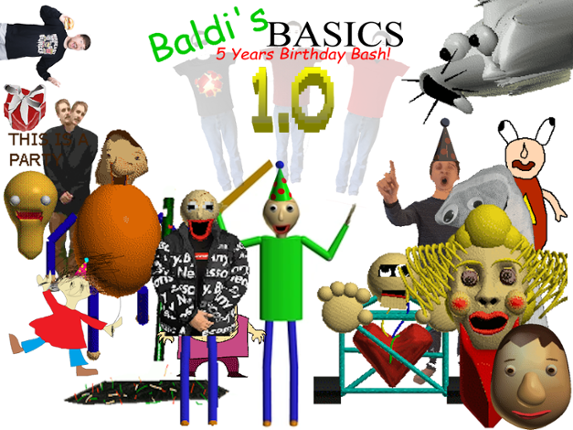 Baldi's Basics 5 Years Birthday Bash! Game Cover