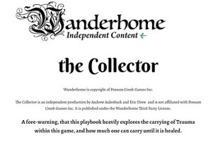 The Collector - a playbook for Wanderhome Image