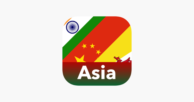 Asia Geography Quiz Flags Maps Game Cover