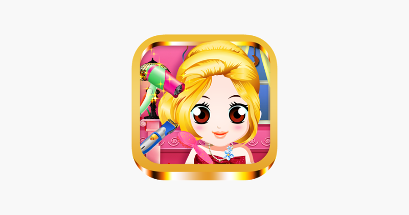 Baby Princess Salon Hair Makeover Games Game Cover