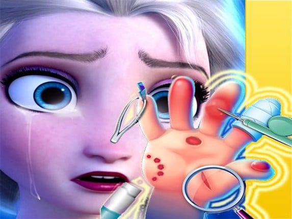 Elsa Hand Doctor - Fun Games for Girls Online Game Cover