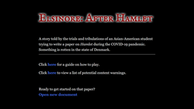 Elsinore: After Hamlet Image