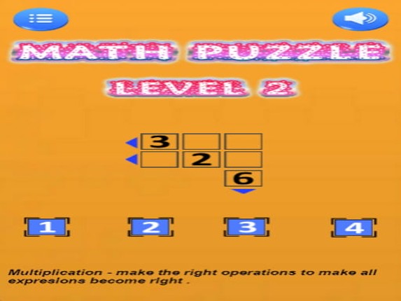 Math puzzle Game Cover