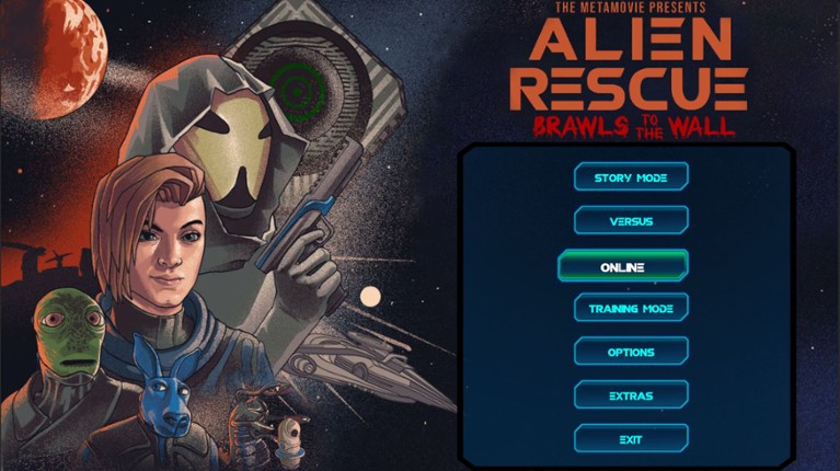 Alien Rescue: Brawls to the Wall Game Cover
