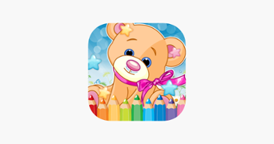Bear Zoo Drawing Coloring Book - Cute Caricature Art Ideas pages for kids Image