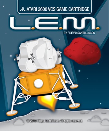 L.E.M. Lunar Excursion Module (Atari 2600) Game Cover