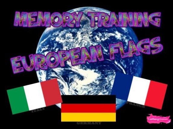 MEMORY TRAINING. EUROPEAN FLAGS Game Cover