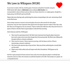 We Love in Whispers: The WLW System Image