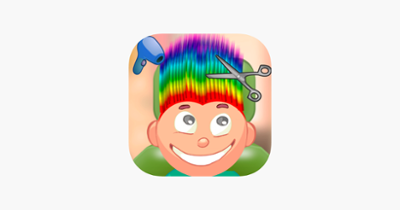 Child game / rainbow hair cut Image