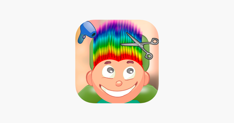 Child game / rainbow hair cut Game Cover