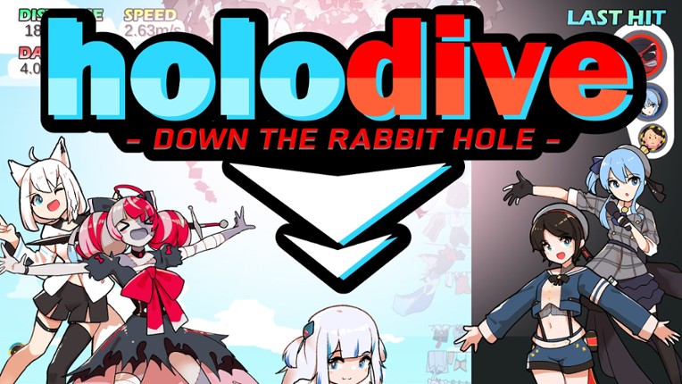 HoloDive - Down the Rabbit Hole Game Cover