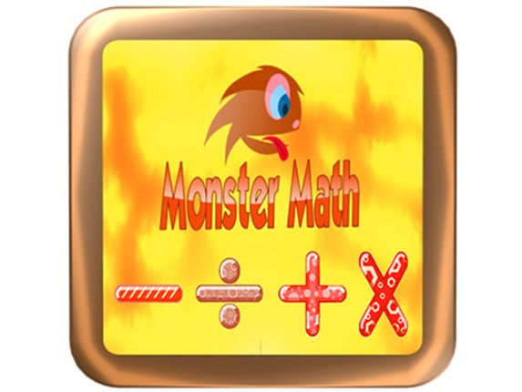 Monster math: addition, multiplication, division Game Cover