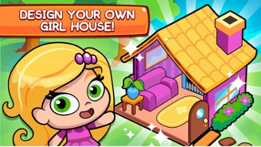 My Girl's Town - Design Your Own Girl House Image