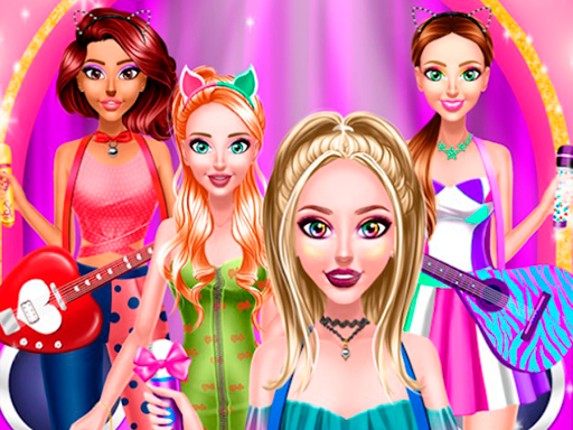 Brilliant Popstar Girls Dress Up Game Cover