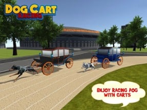 Dog Cart Race : sled dog race by driving  wagons Image