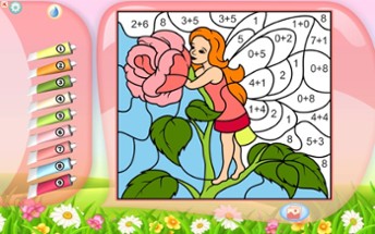 Fairies Coloring Book Image