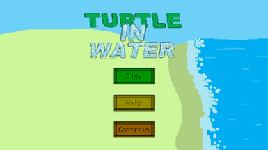 Turtle in water Image
