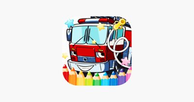 Car Fire Truck Free Printable Coloring Pages For Kids Image