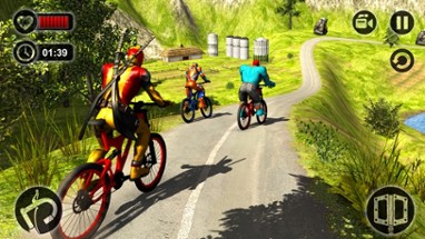 Offroad Superhero Bicycle Race Image