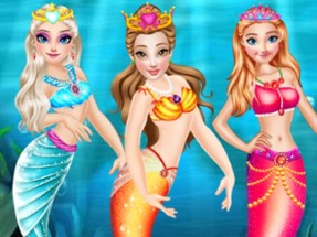 Princess Mermaid Style Dress Up Image