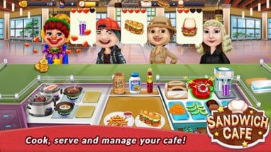 Sandwich Cafe Game – Cook delicious sandwiches! Image