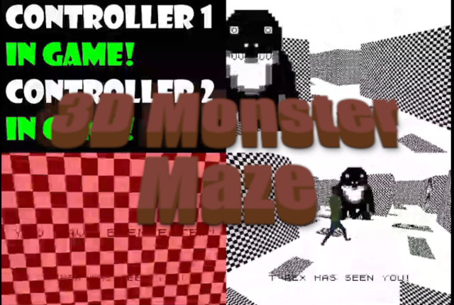 Multiplayer 3D Monster Maze Game Cover