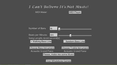 I Can't Believe It's Not Music! Image