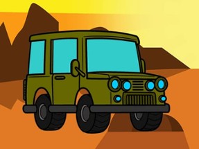 Offroad Coloring Book Image