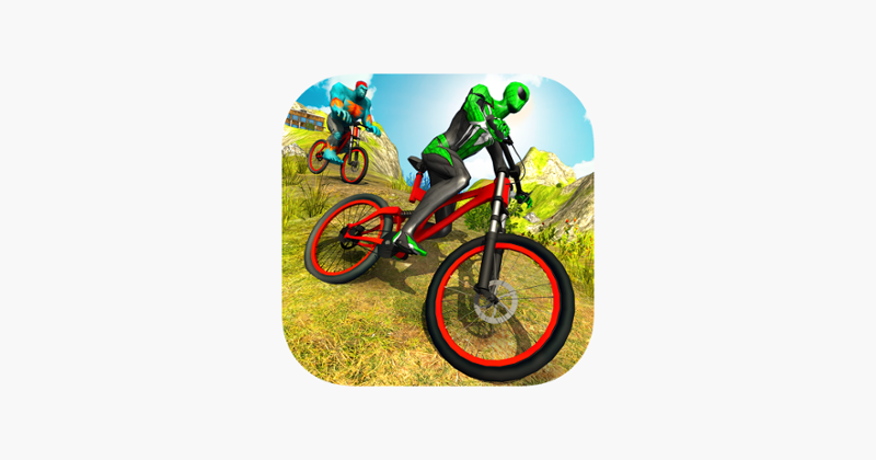 Offroad Superhero Bicycle Race Game Cover