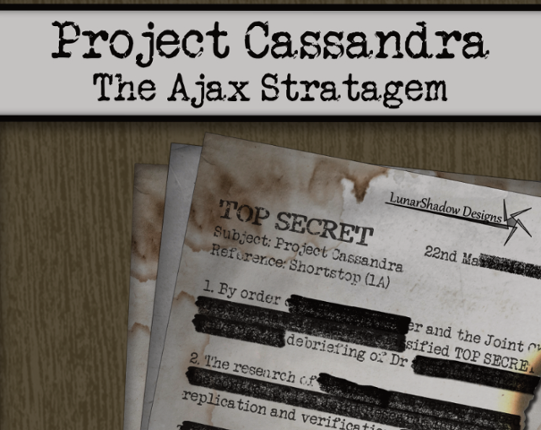 Project Cassandra: The Ajax Stratagem Game Cover