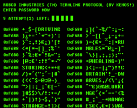 Fanmade Fallout Terminal minigame Image