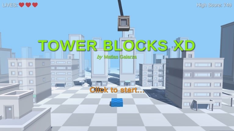 Tower Blocks xD Game Cover