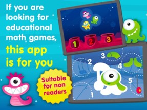 Aliens &amp; Numbers - educational math games to simple learn counting, tracing &amp; addition for kids and toddlers Image