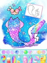 Coloring Glitter Princess Image