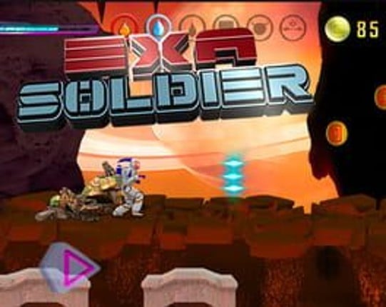 Exa soldier Space shooter Game Cover